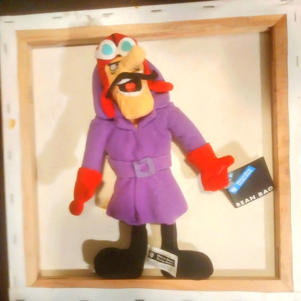 Dick Dastardly bean bag plush toy